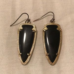 Black Skylar Kendra Scott Earrings